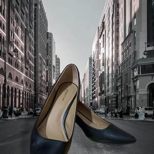 Attention Women’s Black Heels Sz 7.5